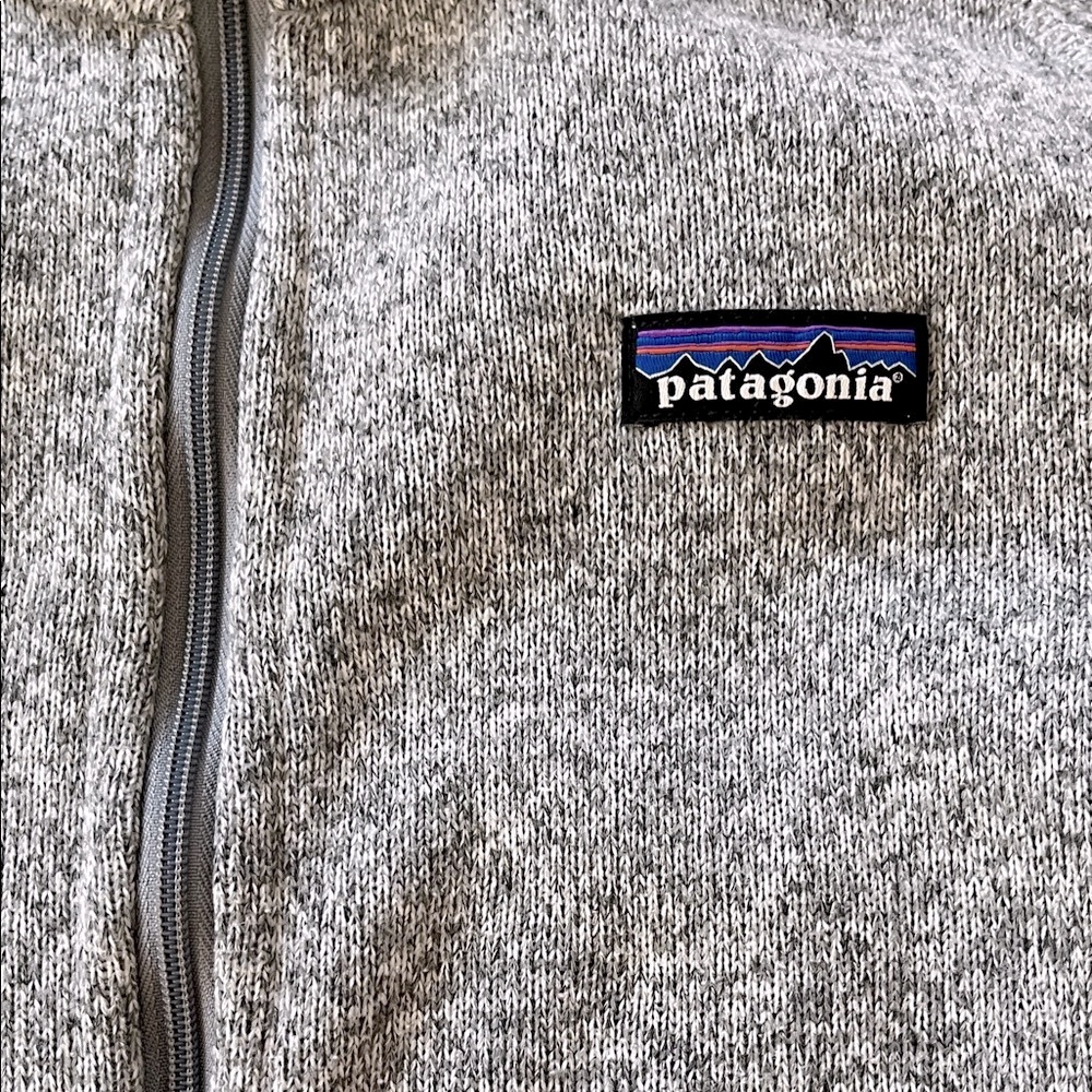 Patagonia Women’s Heather Gray Fleece Pullover Size Small - Picture 3 of 6